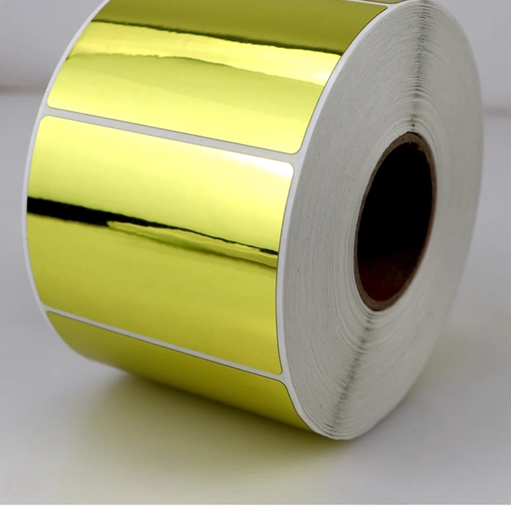 Блестящая золотая самоклеящаяся ПЭТ-бумага 60*30, глянцевая золотая бумага со штрих-кодом, устойчивая к разрыву пустая яркая золотая этикетка для роскошной упаковки
Блестящая золотая самоклеящаяся ПЭТ-бумага 60*30, глянцевая золотая бумага со штрих-кодом, устойчивая к разрыву пустая яркая золотая этикетка для роскошной упаковки