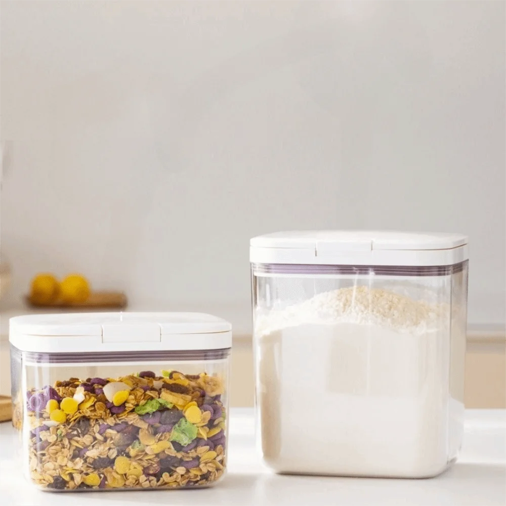 Sealed Grain Storage Tank Moisture-proof Dust-proof Grain Storage Organizer Transparent Leak-proof Food Container Washing Powder
Sealed Grain Storage Tank Moisture-proof Dust-proof Grain Storage Organizer Transparent Leak-proof Food Container Washing Powder