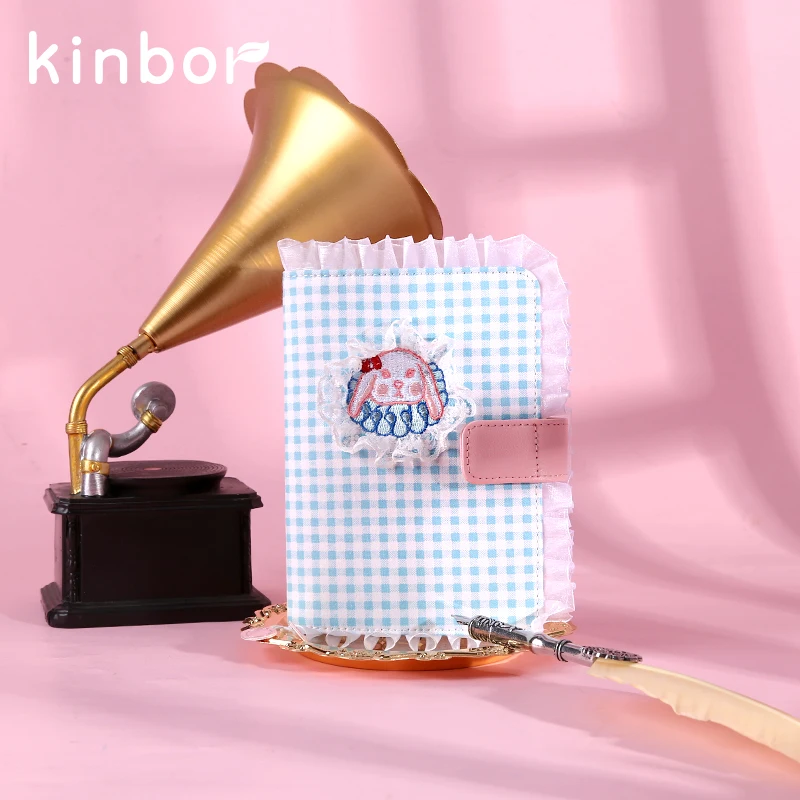Блокнот Kinbor Blu Rabbit A6, ручная книга для девушек с милыми кружевными краями на одну страницу в день, Kawaii, журнал путешественников, блокноты и журналы
Блокнот Kinbor Blu Rabbit A6, ручная книга для девушек с милыми кружевными краями на одну страницу в день, Kawaii, журнал путешественников, блокноты и журналы
