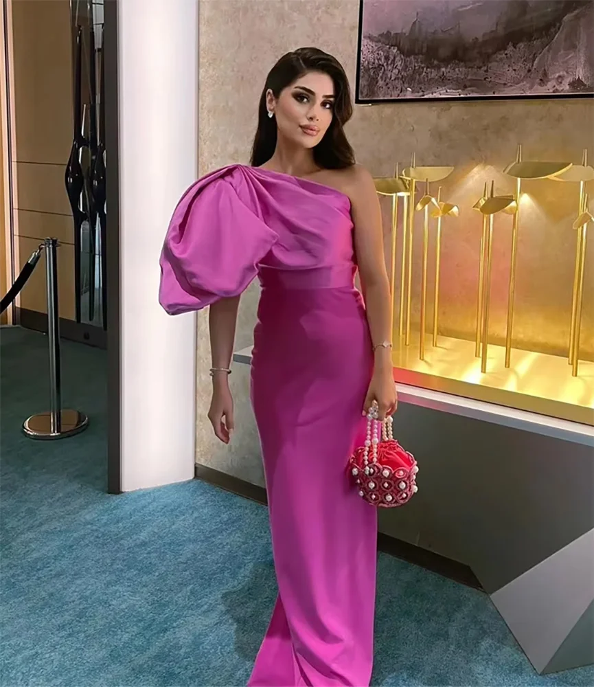 Customized Wedding Dress Hot Pink Dresses Elegant Gowns Prom Formal Evening One Shoulder Side Slit Cocktail Occasion Party Gown
Customized Wedding Dress Hot Pink Dresses Elegant Gowns Prom Formal Evening One Shoulder Side Slit Cocktail Occasion Party Gown