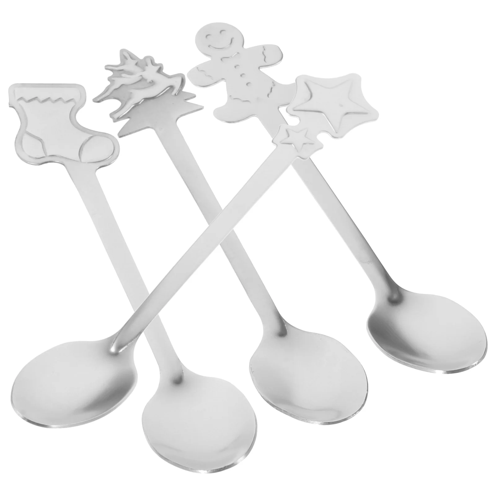 4 Pcs Xmas Spoon Stainless Steel Coffee Spoons Cute Cartoon Christmas Child Scoop
4 Pcs Xmas Spoon Stainless Steel Coffee Spoons Cute Cartoon Christmas Child Scoop