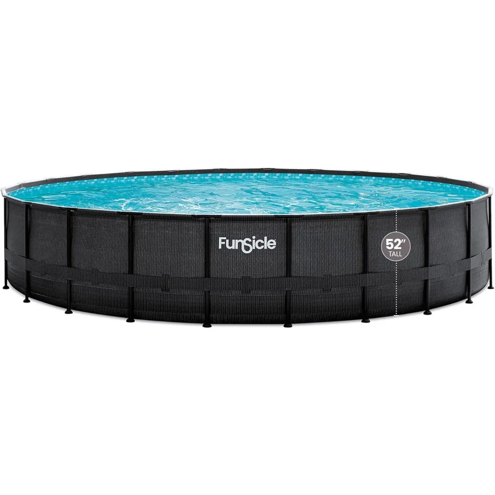 Oasis Designer Outdoor above Ground Swimming Pool with Sand Filter Pump, Cover and Maintenance Kit
Oasis Designer Outdoor above Ground Swimming Pool with Sand Filter Pump, Cover and Maintenance Kit