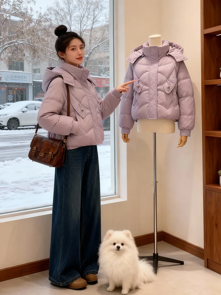 Trendy Loose ort Jaet Women's Faionable Winter New Lazy Fce Lined Thi Warm Coat Korean Sle Commute Zipper Splice
Trendy Loose ort Jaet Women's Faionable Winter New Lazy Fce Lined Thi Warm Coat Korean Sle Commute Zipper Splice