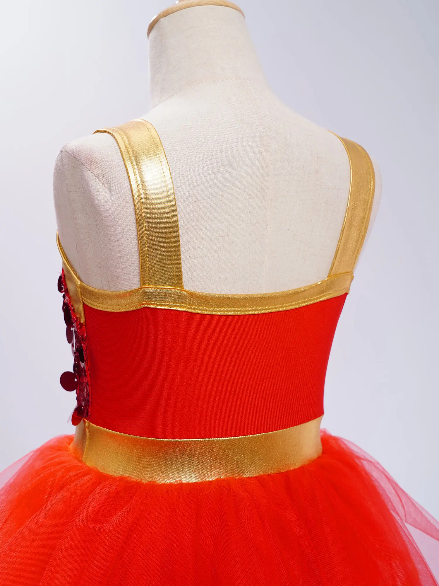 Kids Girls Sparkling Sequins Ballet Dance Dress Sleeveless Color Block Tulle Tutu Dresses Jazz Latin Dance Performance Costume
Kids Girls Sparkling Sequins Ballet Dance Dress Sleeveless Color Block Tulle Tutu Dresses Jazz Latin Dance Performance Costume