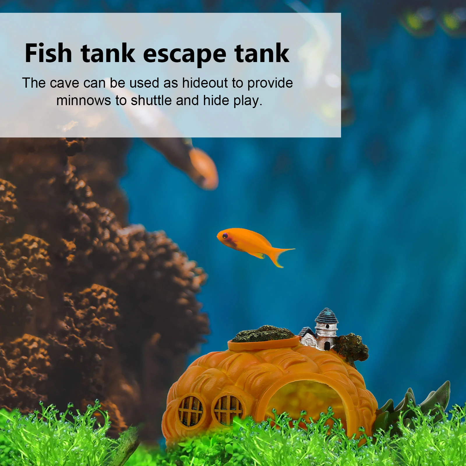 1Pcs Pineapple Castle Decor for Aquarium Fish Tank Resin Craft Hiding Cave Landscaping Ornament Home Vivid Landscape Design
1Pcs Pineapple Castle Decor for Aquarium Fish Tank Resin Craft Hiding Cave Landscaping Ornament Home Vivid Landscape Design