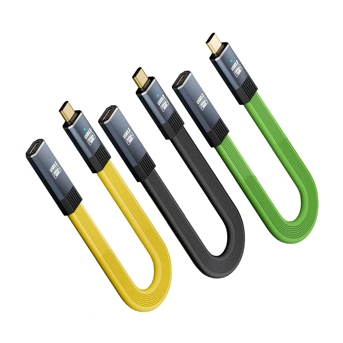 USB 3.2 Type-C Male to Female Extension Data Cable 8K 20Gbps Data Transfer PD 100W Fast Charging for Laptop Mobile Phone Tablet
USB 3.2 Type-C Male to Female Extension Data Cable 8K 20Gbps Data Transfer PD 100W Fast Charging for Laptop Mobile Phone Tablet