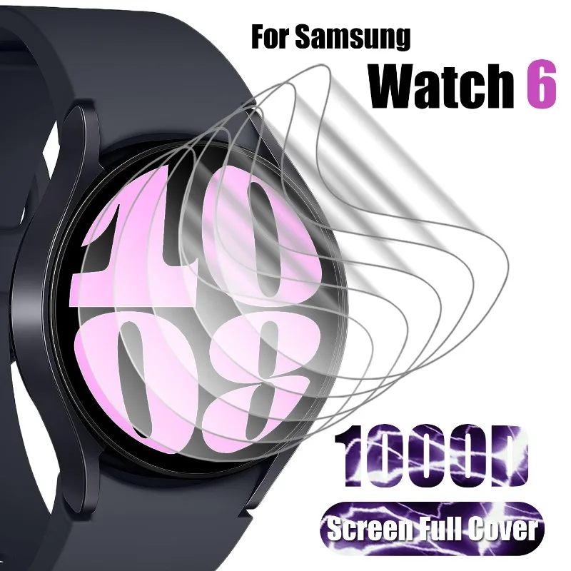 Гидрогелевая пленка для Samsung Galaxy Watch 6 Classic 43/47 мм, защитная пленка для экрана, устойчивая к царапинам, для Samsung Watch 6 40/44 мм
Гидрогелевая пленка для Samsung Galaxy Watch 6 Classic 43/47 мм, защитная пленка для экрана, устойчивая к царапинам, для Samsung Watch 6 40/44 мм