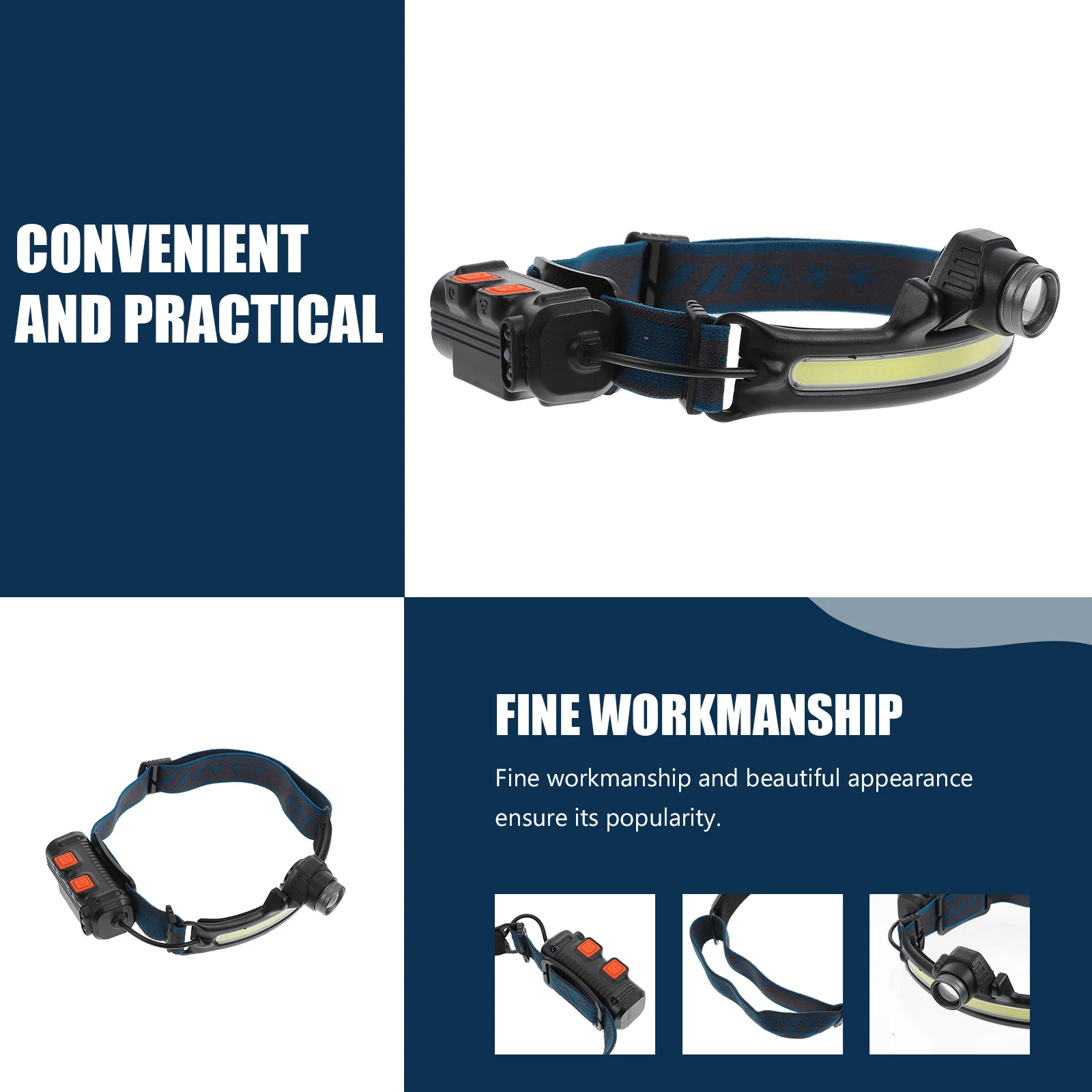 Rechargeable Waterproof Headlamp Usb Charging Bright Adjustable Led Light For Outdoor Camping Night Running Fishing Riding
Rechargeable Waterproof Headlamp Usb Charging Bright Adjustable Led Light For Outdoor Camping Night Running Fishing Riding