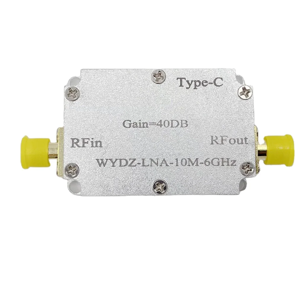 10M - 6GHz LNA High Flatness Low Noise Amplifier 40dB Gain RF Signal Drive Receiving Front-end Radio Accessory
10M - 6GHz LNA High Flatness Low Noise Amplifier 40dB Gain RF Signal Drive Receiving Front-end Radio Accessory