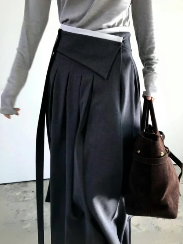 Korean Sle Retro Geometric Waist Seal Skirt Women's Faionable Design f-length Skirt with Pleats High Waist A-line Skirt
Korean Sle Retro Geometric Waist Seal Skirt Women's Faionable Design f-length Skirt with Pleats High Waist A-line Skirt