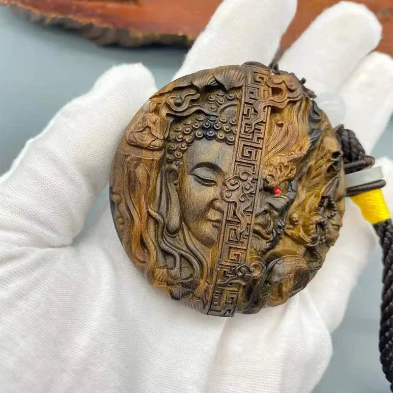 Подвеска Agarwood, Будда, демон, поделка из массива дерева, культурные и развлекательные поделки
Подвеска Agarwood, Будда, демон, поделка из массива дерева, культурные и развлекательные поделки