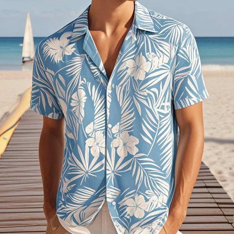 Men’s Tropical Floral Print Short Sleeve Shirt Summer Casual Beach Holiday Shirt for Men
Men’s Tropical Floral Print Short Sleeve Shirt Summer Casual Beach Holiday Shirt for Men
