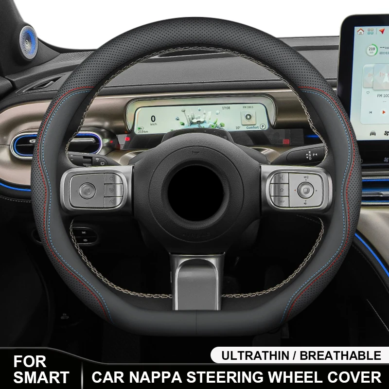 Leather Car Steering Wheel Cover For Smart #3 #1 #5 EQ Forfour Fortwo 2009-2015 Smart Forjeremy 2013 Auto Interior Accessories
Leather Car Steering Wheel Cover For Smart #3 #1 #5 EQ Forfour Fortwo 2009-2015 Smart Forjeremy 2013 Auto Interior Accessories