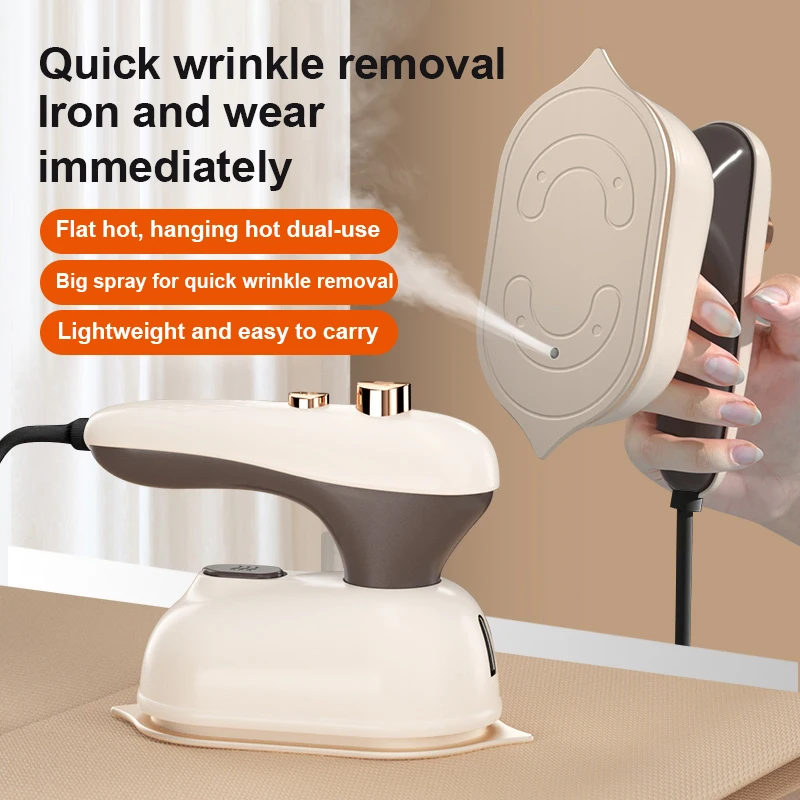 Portable Foldable Steam Iron 2-in-1 Handheld Garment Steamer Wet & Dry Use for Home Travel
Portable Foldable Steam Iron 2-in-1 Handheld Garment Steamer Wet & Dry Use for Home Travel