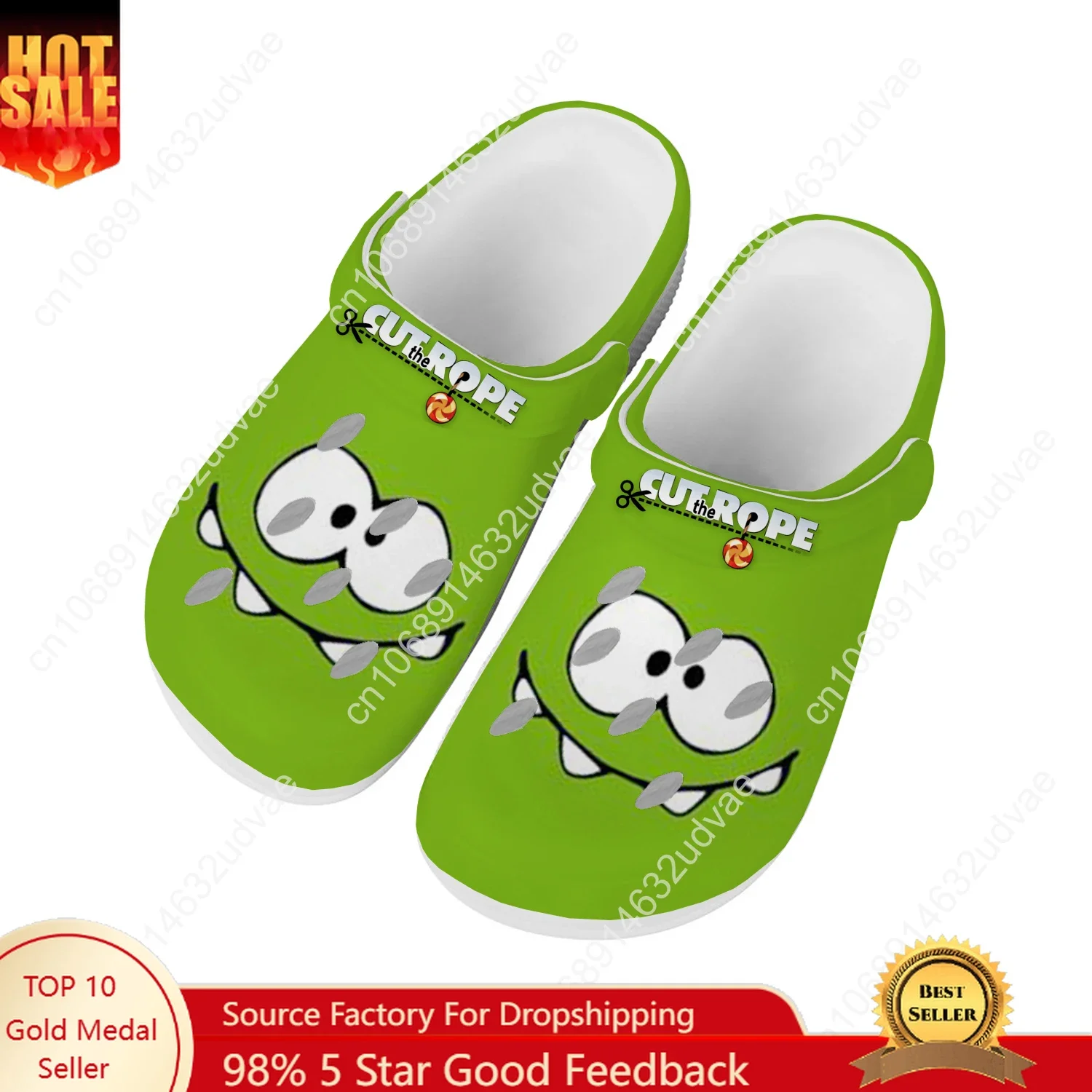 Cut The Rope Water Shoes Mens Womens Comfortable Fashion Home Garden Clogs Customizd Sandals Beach Breathable Hole Slippers
Cut The Rope Water Shoes Mens Womens Comfortable Fashion Home Garden Clogs Customizd Sandals Beach Breathable Hole Slippers
