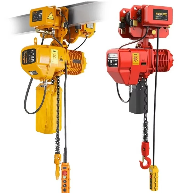 Electric Chain Hoist with Electric Trolley 2 Ton for Construction Site Warehouse Workshop
Electric Chain Hoist with Electric Trolley 2 Ton for Construction Site Warehouse Workshop