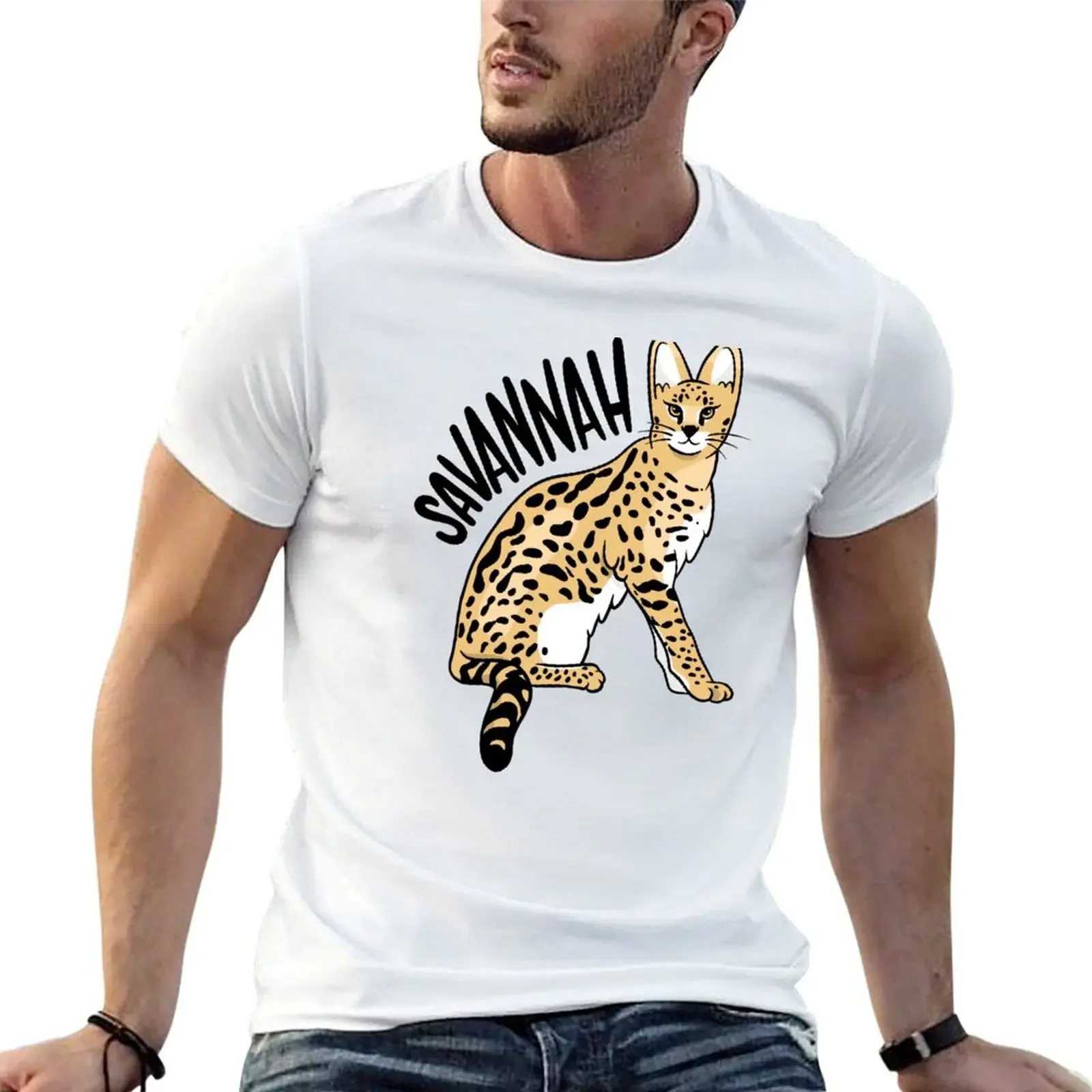 SAVANNAH CAT T-Shirt vintage anime shirt blue archive plain korean fashion mens clothing
SAVANNAH CAT T-Shirt vintage anime shirt blue archive plain korean fashion mens clothing