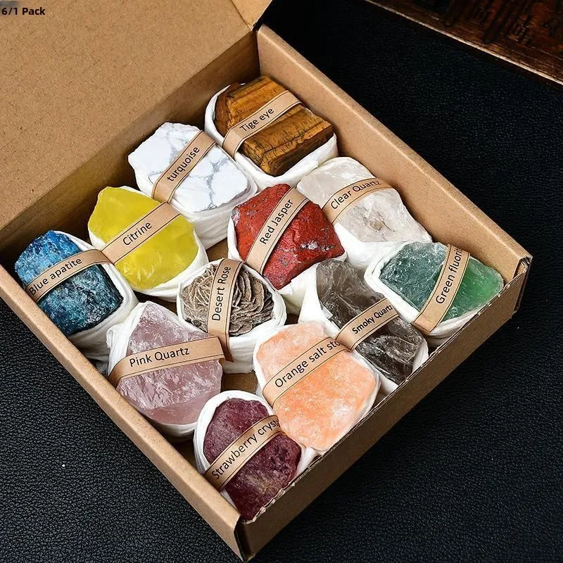 l Crystal Stone Display Specimen Set Box Children's Gift Science Teaching Mineral Crystal Universe Gemstone
l Crystal Stone Display Specimen Set Box Children's Gift Science Teaching Mineral Crystal Universe Gemstone