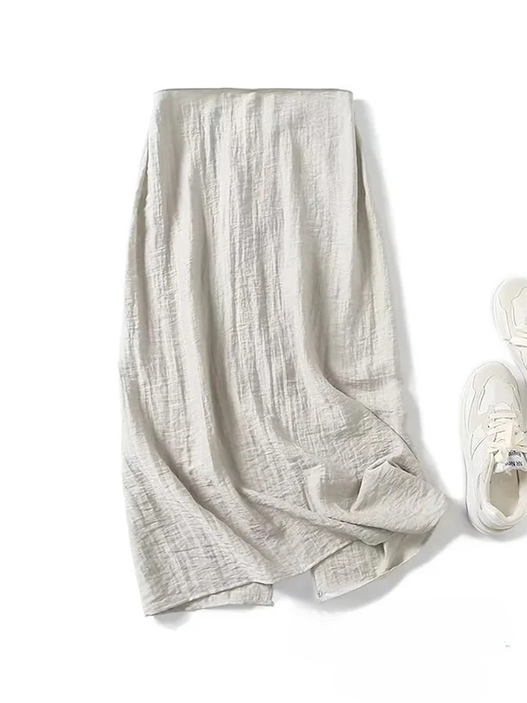 Vintage Casual Chic Women Skirt Solid Zipper Long Straight Skirt New Fashion 2024 Spring Summer Holiday Female Long Skirt
Vintage Casual Chic Women Skirt Solid Zipper Long Straight Skirt New Fashion 2024 Spring Summer Holiday Female Long Skirt