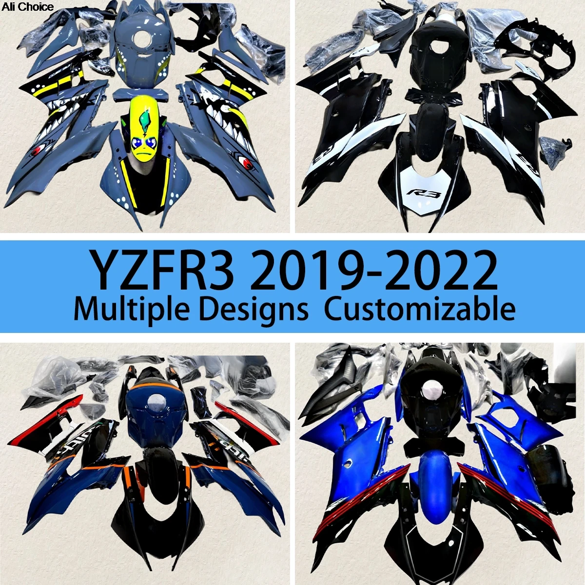 New Cool Fairing Set for YAMAHA YZF R3 2019 2020 2021 2022 Motorcycle Fairings Plastic Kit YZFR3 19 20 21 22
New Cool Fairing Set for YAMAHA YZF R3 2019 2020 2021 2022 Motorcycle Fairings Plastic Kit YZFR3 19 20 21 22