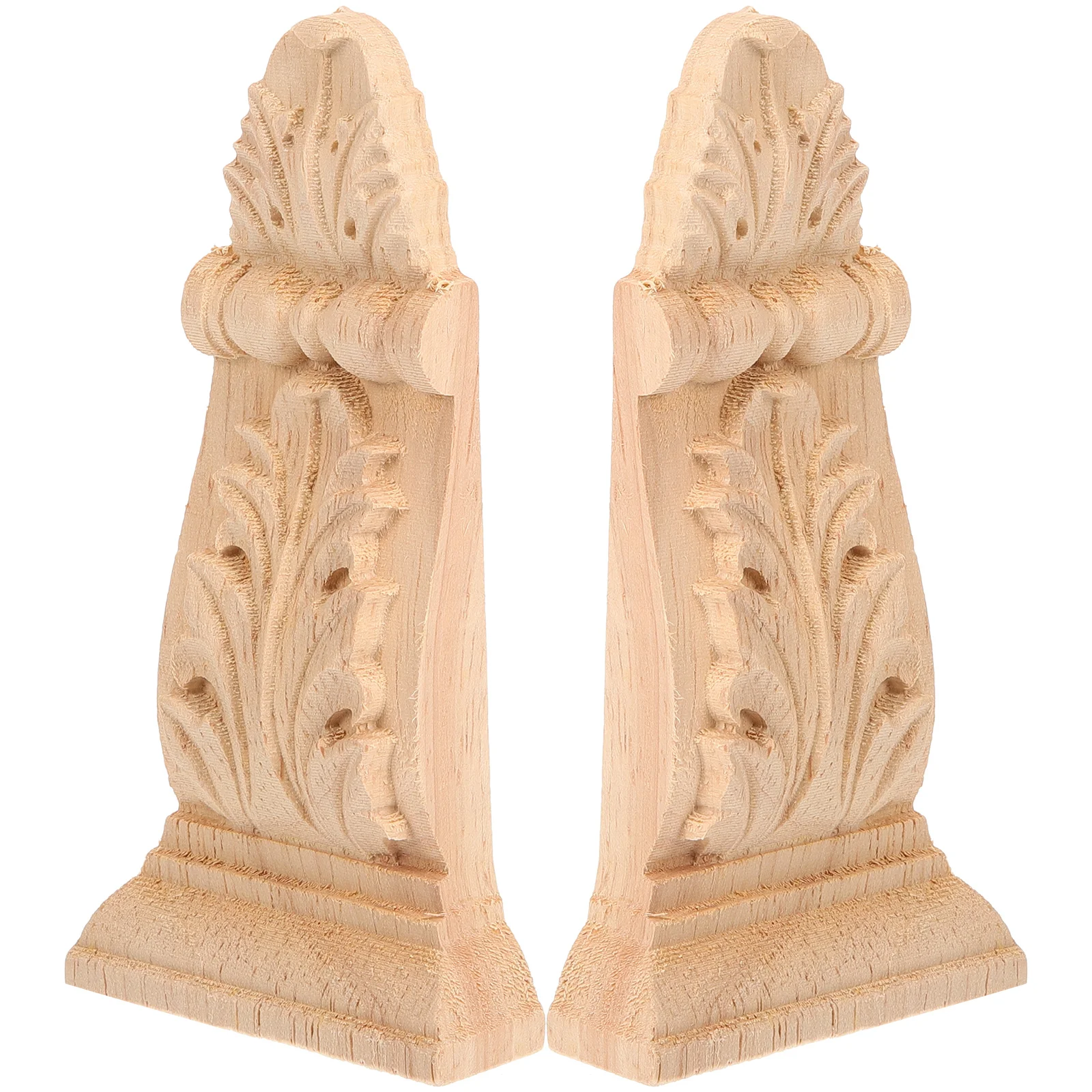 European Style Carved Column Head Decoration Wood Applique Furniture Door Wall Trim Unpainted Wooden Decorative for Home Cabinet
European Style Carved Column Head Decoration Wood Applique Furniture Door Wall Trim Unpainted Wooden Decorative for Home Cabinet