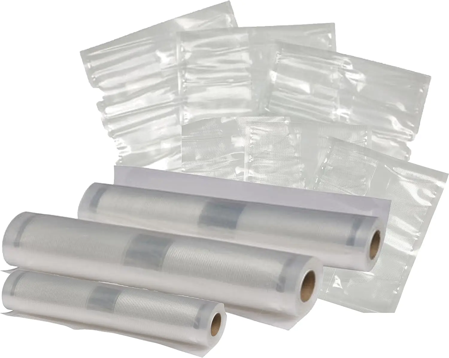 VS-07V Vacuum Sealer Bag Variety Pack, Bag/Roll Combo, Clear
VS-07V Vacuum Sealer Bag Variety Pack, Bag/Roll Combo, Clear