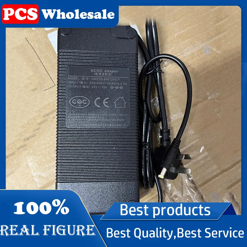24V10A power adapter GM250-2401000-F Charging cable DC240W transformer 5.5*2.5mm
24V10A power adapter GM250-2401000-F Charging cable DC240W transformer 5.5*2.5mm
