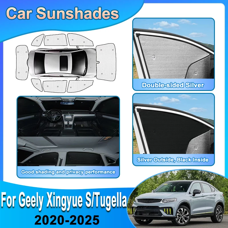 For Geely Xingyue S Tugella 2020-2025 Knewstar 001 FY11 Car Front Rear Side Window Privacy Sunshade Protections Auto Accessories
For Geely Xingyue S Tugella 2020-2025 Knewstar 001 FY11 Car Front Rear Side Window Privacy Sunshade Protections Auto Accessories