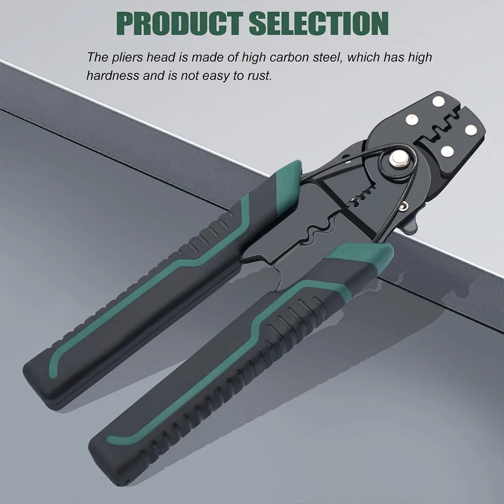 Wire Crimper Tool with Stripper Cutter,Multifunctional Crimping Pliers Terminal Pliers for Insulated Electrical Connectors
Wire Crimper Tool with Stripper Cutter,Multifunctional Crimping Pliers Terminal Pliers for Insulated Electrical Connectors