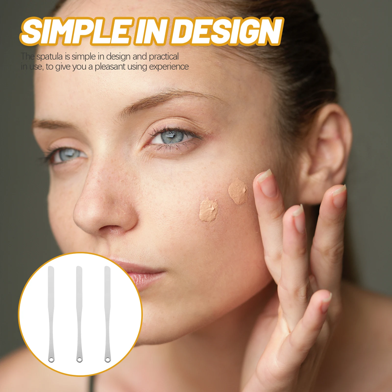 3pcs Stainless Steel Foundation Spatula Korean Makeup Mixer Color Blending Stick for Cream Pigment
3pcs Stainless Steel Foundation Spatula Korean Makeup Mixer Color Blending Stick for Cream Pigment