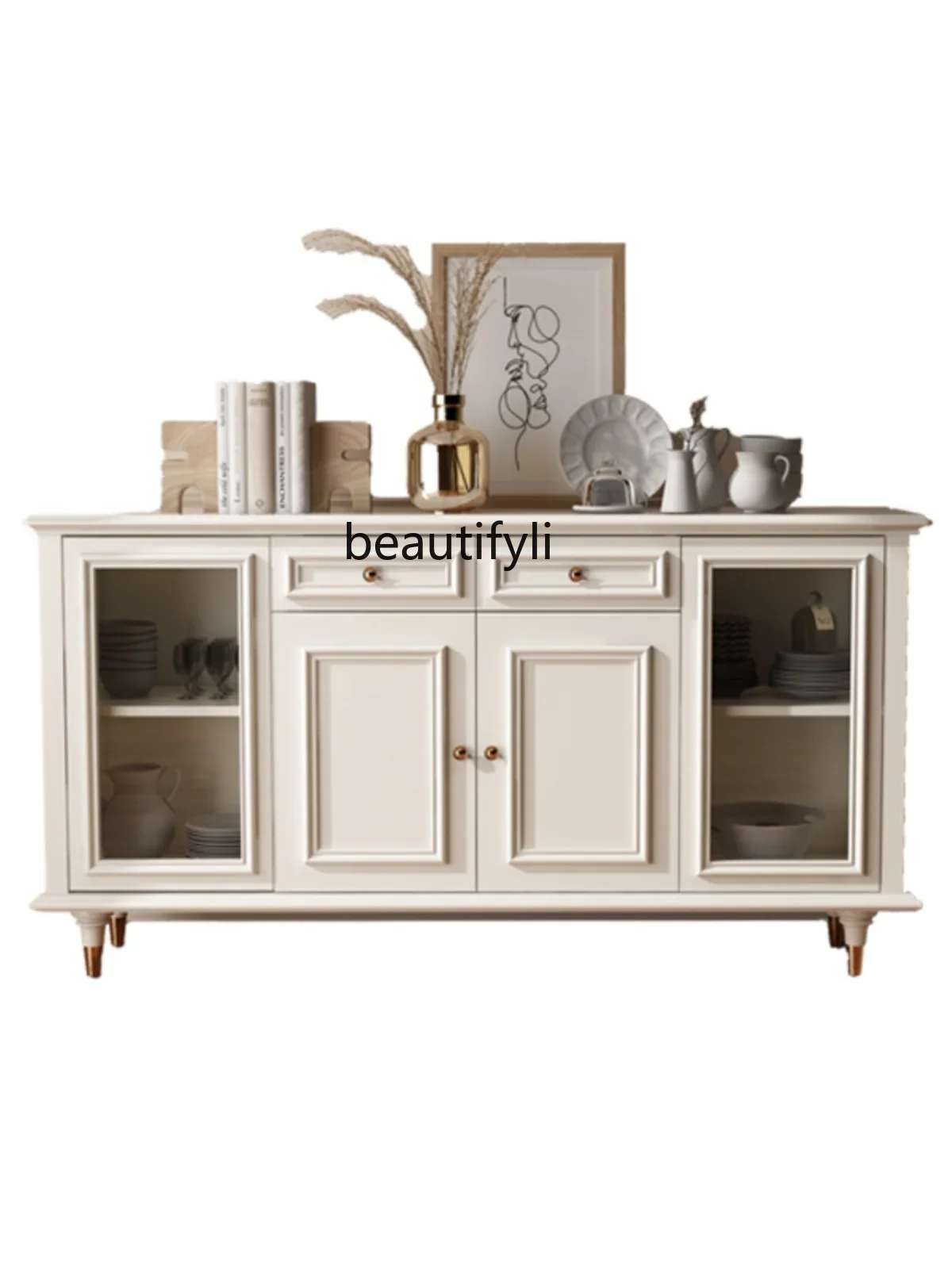 Solid Wood Light Luxury Hallway Sideboard Cabinet Modern Minimalist Wall Wine Cabinet Small Apartment French Chest of Drawers
Solid Wood Light Luxury Hallway Sideboard Cabinet Modern Minimalist Wall Wine Cabinet Small Apartment French Chest of Drawers