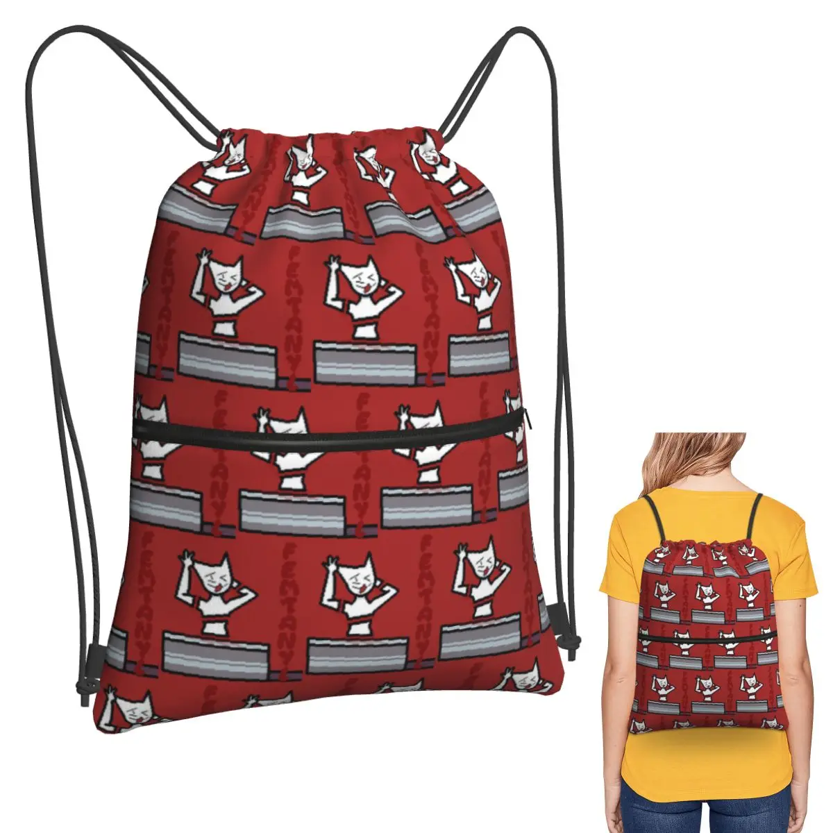 Femtanyl Sliced Token Backpacks Casual Drawstring Bundle Pocket Shoes Bag Book Bags for Man Woman School
Femtanyl Sliced Token Backpacks Casual Drawstring Bundle Pocket Shoes Bag Book Bags for Man Woman School