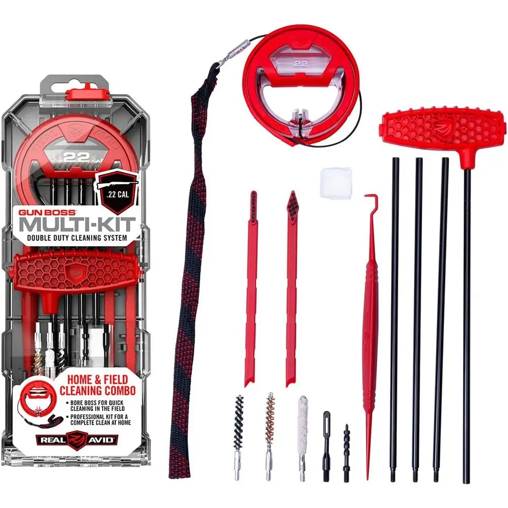 Наборы для чистки оружия Rile - Полные комплекты для чистки ружей с щетками, губками, приспособлениями для вытягивания пороховых следов и патчами для калибров от .22 до 7 мм.
Наборы для чистки оружия Rile - Полные комплекты для чистки ружей с щетками, губками, приспособлениями для вытягивания пороховых следов и патчами для калибров от .22 до 7 мм.