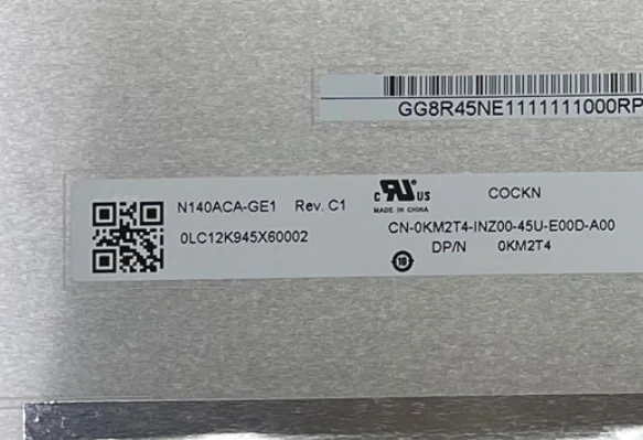 14.0'' IPS N140ACA-GE1 2240x1400 FHD Laptop LCD Screen Display Panel 100% sRGB
14.0'' IPS N140ACA-GE1 2240x1400 FHD Laptop LCD Screen Display Panel 100% sRGB