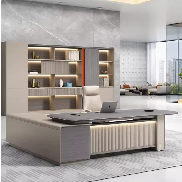 Luxury Modern L Shaped Office Boss Work Desk with Storage Director Ceo Safety Wooden Computer Table
Luxury Modern L Shaped Office Boss Work Desk with Storage Director Ceo Safety Wooden Computer Table