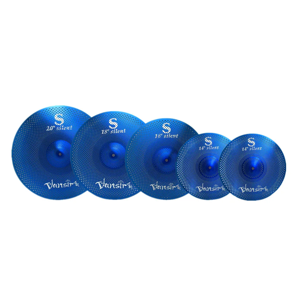 Vansir Cymbals High Quality Silence Series Low Volume Cymbals 14hihat-16crash-18crash-20ride Cymbals Set
Vansir Cymbals High Quality Silence Series Low Volume Cymbals 14hihat-16crash-18crash-20ride Cymbals Set