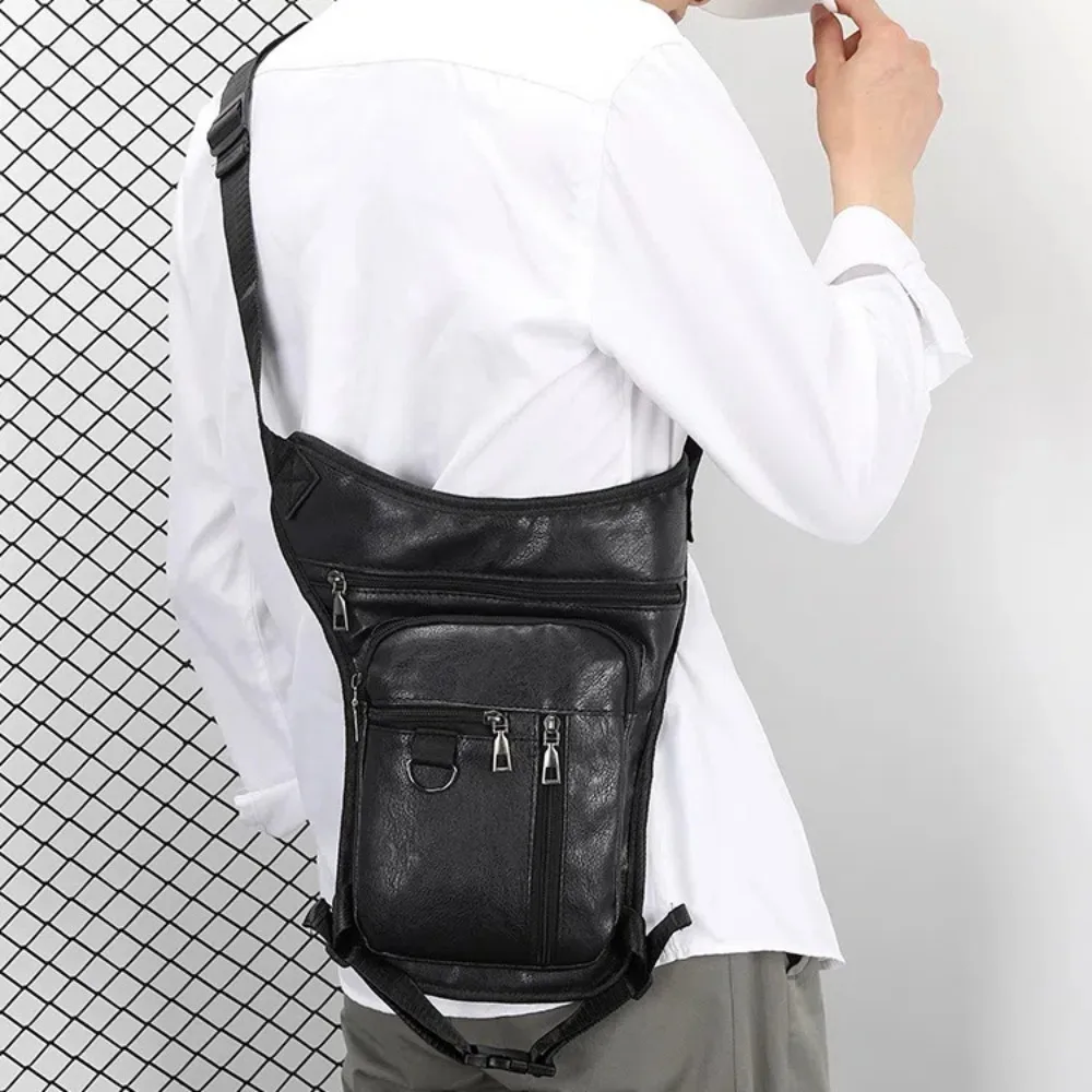 PU Leather Man's Leather Waist Bag Multi Pocket Waterproof Multifunctional Sports Bag Adjustable Belt Strap Single Shoulder
PU Leather Man's Leather Waist Bag Multi Pocket Waterproof Multifunctional Sports Bag Adjustable Belt Strap Single Shoulder