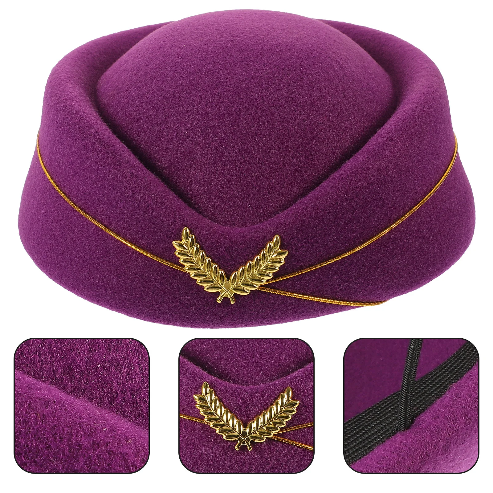 1pc Stewardess Hat Cosplay Beret Cosplay Beret Hat For Women Flight Attendant Costume Party Performance Head Decor
1pc Stewardess Hat Cosplay Beret Cosplay Beret Hat For Women Flight Attendant Costume Party Performance Head Decor