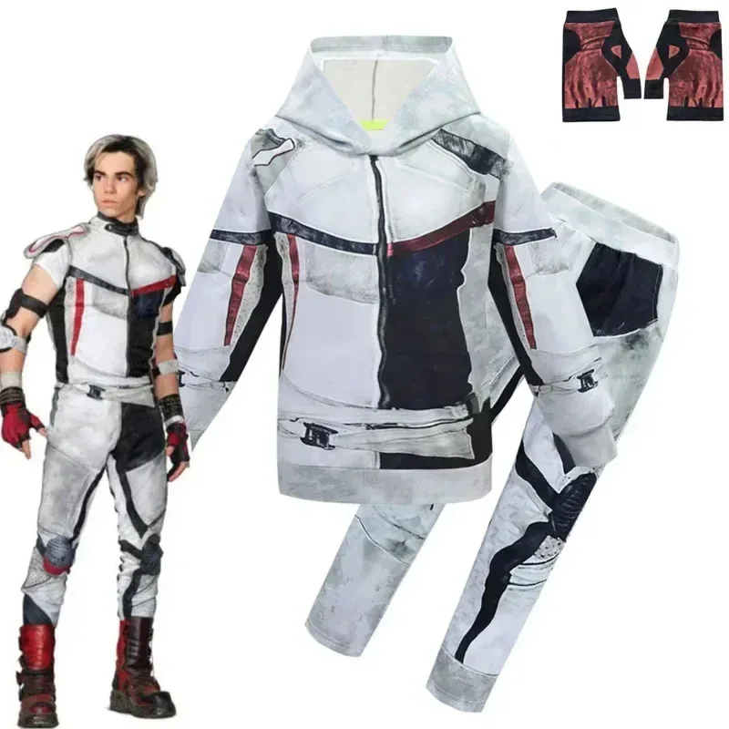 Kids Clothes Descendants 3 Carlos Cosplay Costume for Kids Zentai Funny Party Clothing with Gloves Hooded Sweatshirt Pants Sets
Kids Clothes Descendants 3 Carlos Cosplay Costume for Kids Zentai Funny Party Clothing with Gloves Hooded Sweatshirt Pants Sets