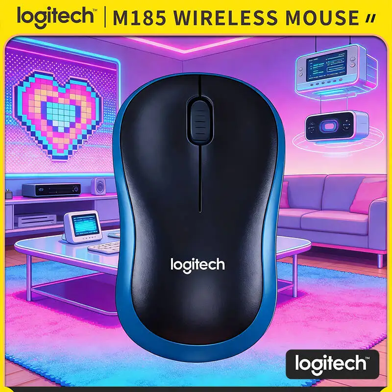 Logitech M185 Mouse with Accurate Navigation 1000 DPI Sensor 2.4GHz 10m Range 12-Month Battery Auto-Sleep Function Tool
Logitech M185 Mouse with Accurate Navigation 1000 DPI Sensor 2.4GHz 10m Range 12-Month Battery Auto-Sleep Function Tool