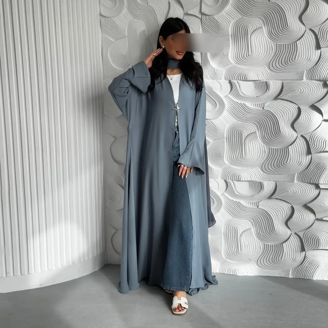 Muslim Dress Women Kimono Cardigan Dubai Open Abaya Turkey Kaftan Eid Djellaba Islam Clothing Robe Kebaya Caftan Marocain Femme
Muslim Dress Women Kimono Cardigan Dubai Open Abaya Turkey Kaftan Eid Djellaba Islam Clothing Robe Kebaya Caftan Marocain Femme