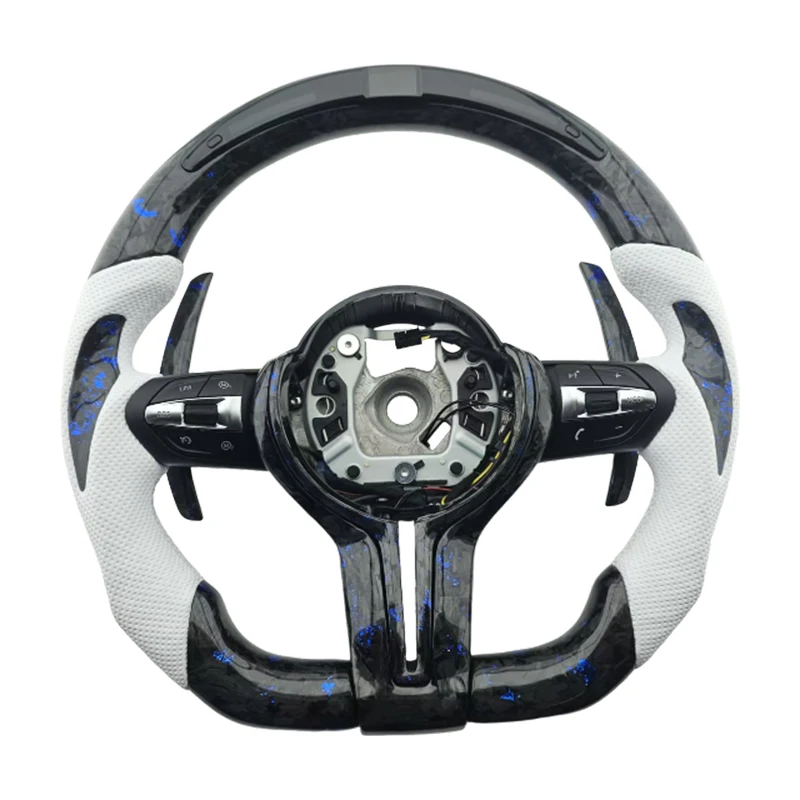 Горячий новый продукт из кованой кожи из углеродного волокна со светодиодной подсветкой для BMW f Series 3 Series 5 M3 M5 M6 F10 F20 F30 F90 Автомобильный руль
Горячий новый продукт из кованой кожи из углеродного волокна со светодиодной подсветкой для BMW f Series 3 Series 5 M3 M5 M6 F10 F20 F30 F90 Автомобильный руль