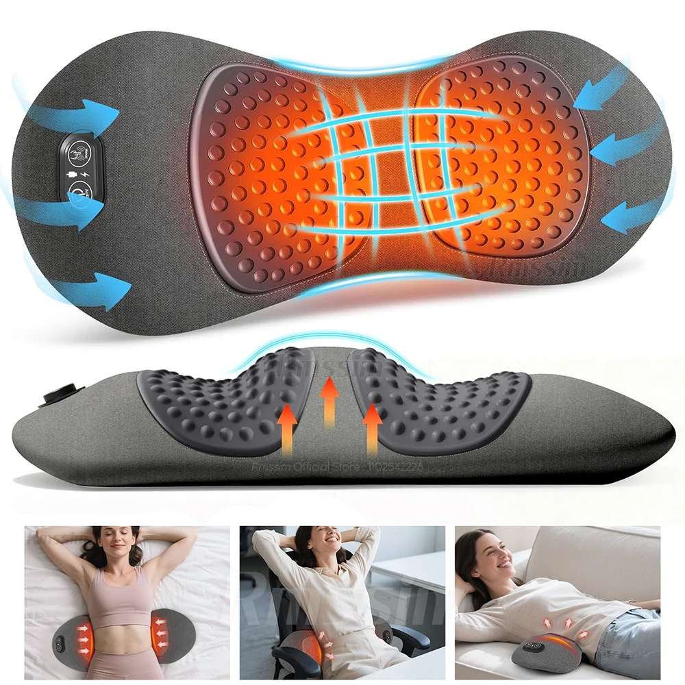 3-in-1 Electric Lumbar Support Pillow with Heat,Vibration &Traction,Waist Relief Waist Support Back Pillow Waist Protection Pad
3-in-1 Electric Lumbar Support Pillow with Heat,Vibration &Traction,Waist Relief Waist Support Back Pillow Waist Protection Pad