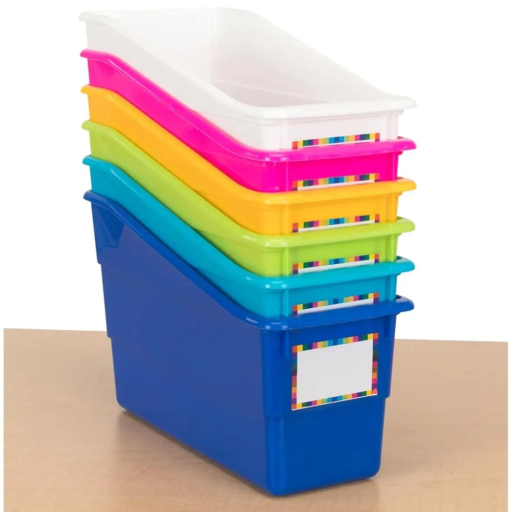Durable Book and Binder Holder - 6pack, Tropics Collection, 5 \ x 12 \ x 7 \, Classroom Organization, Storage Solution, S
Durable Book and Binder Holder - 6pack, Tropics Collection, 5 \ x 12 \ x 7 \, Classroom Organization, Storage Solution, S