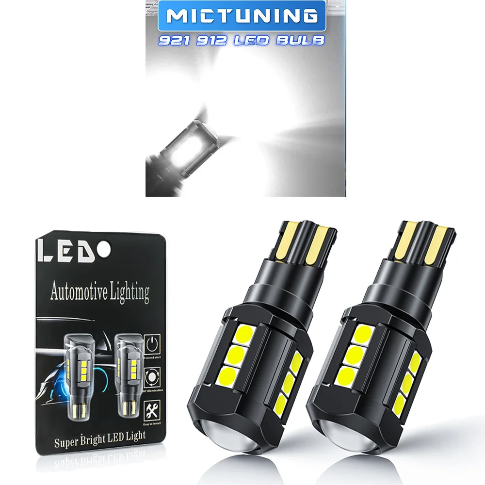 MICTUNING T15 Backup Light Bulbs with Condenser Lens 906 W16W Canbus Error Free for Reverse Light, 6000K Xenon White Pack of 2
MICTUNING T15 Backup Light Bulbs with Condenser Lens 906 W16W Canbus Error Free for Reverse Light, 6000K Xenon White Pack of 2