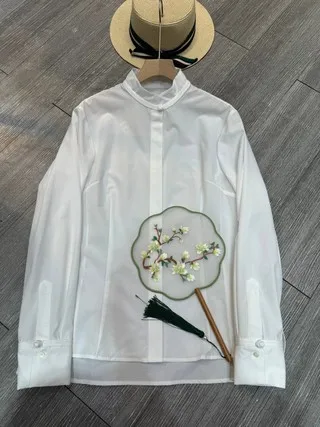 2024 Women's Clothing Anti-wrinkle cotton national style shirt + Hepburn style silk velvet vest skirt 033
2024 Women's Clothing Anti-wrinkle cotton national style shirt + Hepburn style silk velvet vest skirt 033