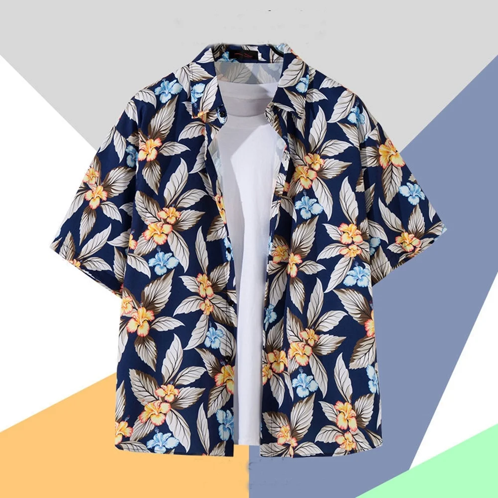 Men's Shirt 3D Printed Pattern Short Sleeved Shirt Casual Hawaiian Style Outdoor Sports Shirt Men's Fashionable Button Up Shirt
Men's Shirt 3D Printed Pattern Short Sleeved Shirt Casual Hawaiian Style Outdoor Sports Shirt Men's Fashionable Button Up Shirt