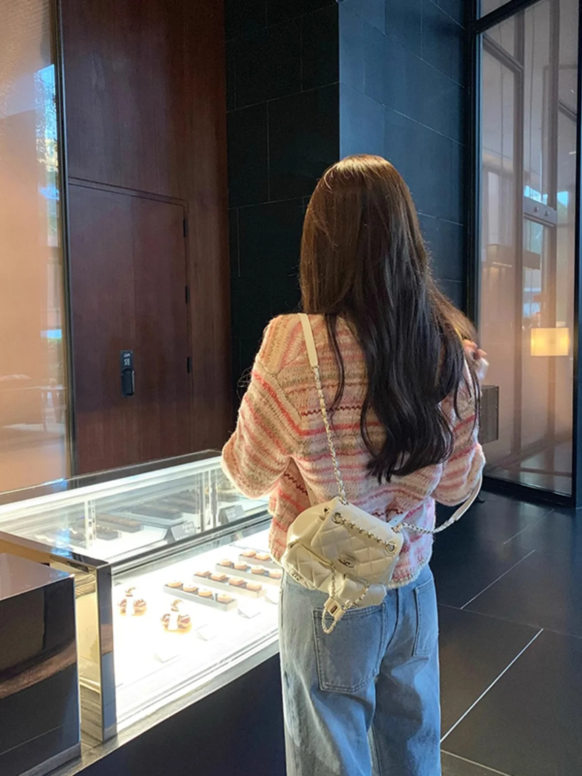 Pink Striped Knitted Heavy Work Open Cardigan Women's Spring Slimming Sweater Jaet Korean Sle Commute Regular Fit Long Sl...
Pink Striped Knitted Heavy Work Open Cardigan Women's Spring Slimming Sweater Jaet Korean Sle Commute Regular Fit Long Sl...