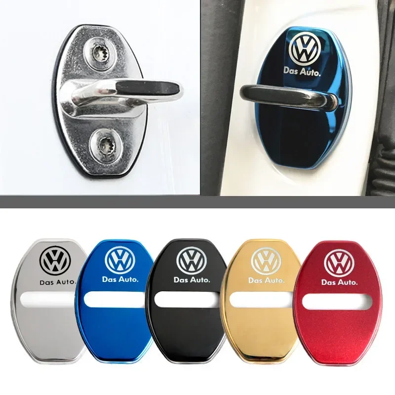 New 4Pcs Car Door Lock Protective Cover For Volkswagen GOLF 5 Tiguan Polo Golf 6 Golf 7 Jetta Accossories Car Styling
New 4Pcs Car Door Lock Protective Cover For Volkswagen GOLF 5 Tiguan Polo Golf 6 Golf 7 Jetta Accossories Car Styling