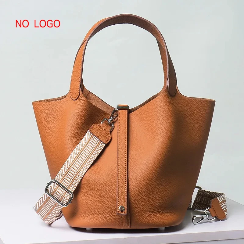 First layer cowhide women's bag vegetable basket bucket bag leather handbag long shoulder strap single shoulder
First layer cowhide women's bag vegetable basket bucket bag leather handbag long shoulder strap single shoulder